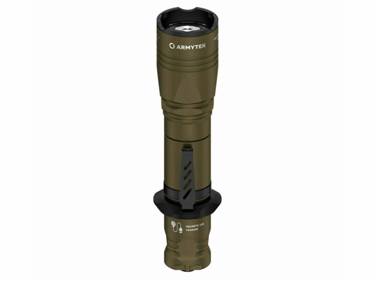 Фонарь Armytek Dobermann Pro Magnet USB Olive XHP35 HI 1500 lm белый