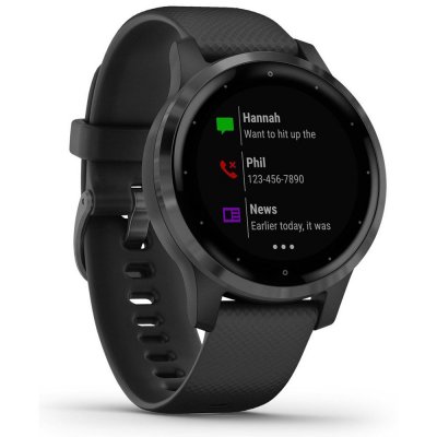 Часы Garmin Venu черные с серым безелем